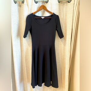 Basic Black Dress with Fitted Top